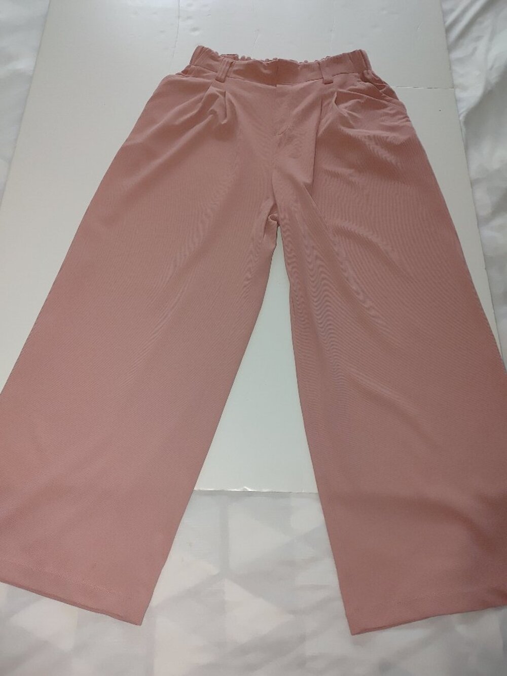 HALARA Woman's High Rise Wide Legs Pants Size M Petite NWOT